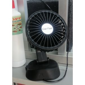 Single 12V 24V 360 Degree Adjustable Car Fan