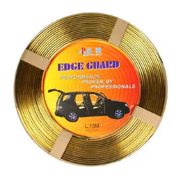15M Car Door Edge Guard Gold Chrome Styling Molding Strip