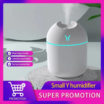 250ML Mini Ultrasonic Air Humidifier Romantic Light USB Essential Oil Diffuser Car Purifier Aroma Anion Mist Maker LED Lamp