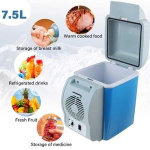 Mini Electric 7.5L Multi-Function Portable Cars Fridge For Travel Cooler & Warmer