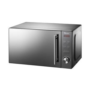 Ramtons RM/458 - Digital Glass Microwave 700W - 20L -Black & Silver
