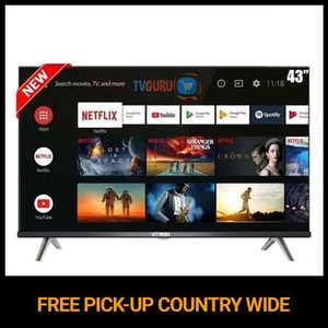Vitron HTC3200S 32Inch Frameless Smart Android TV NetflixYoutube+FREE TVGuard+Bracket