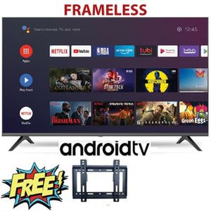 Vitron 4388-FS 43inch FHD Frameless Smart/Android TV InbuiltDecoder/+TVGuard+Bracket