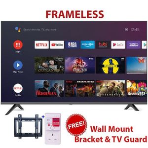 Skyworth 43E3A 43 Full HD Frameless Smart Android TV – Black