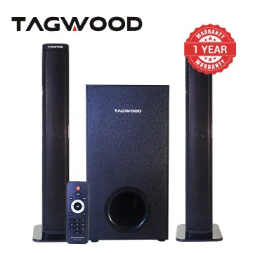 Tagwood 7500W 2.1CH Multimedia Bluetooth Woofer Speaker System Subwoofer Soundbar BT/USB/SD/FM Remote Control S1