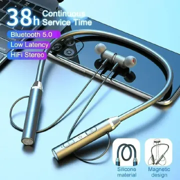 Wireless Bluetooth Stylish Sports Earphone Neckband Mount Headset Game Playing Bluetooth 5.0 Subwoofer Gaming Earphone