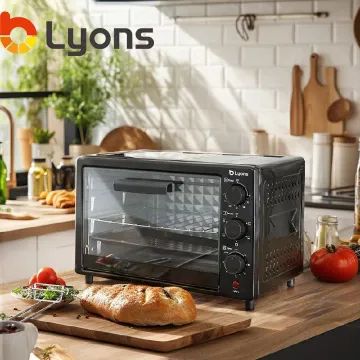 LYONS 20L Electric Rotisserie Oven RO-2001 Electric Oven Grill with Grill Pan Kitchen Appliances Small