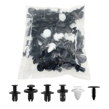 100pcs Auto Fastener Clip Mixed Car Body Push Retainer Pin Rivet