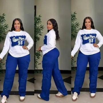 Two Piece Denim Women Outfit Set