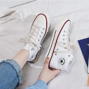 Women's Canvas Sneakers Breathable Non-slip Women Canvas Shoes Girl's Casual Shoes