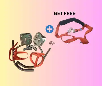 Pole Climbing Equipment Climbers and Waist Safety Belt Set