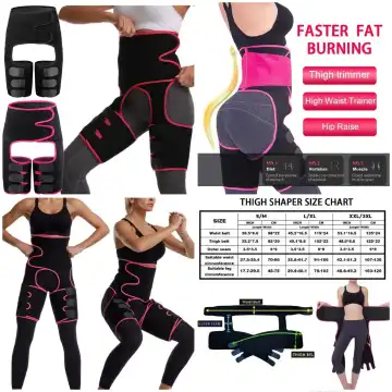 3-in-1 Body Trainer Waist Trimmer Thigh Toner Butt Lifter Adjustable Neoprene Compression Shorts Women Workout Shaping