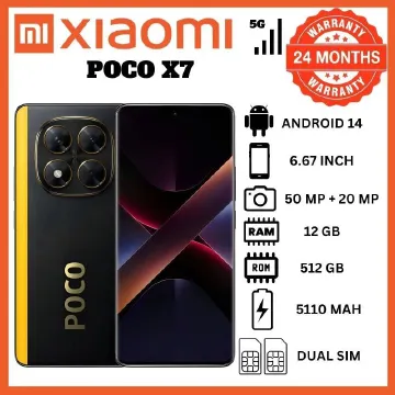 Xiaomi Poco X7 12GB+512GB 6.67" 120Hz Curved AMOLED 50MP OIS