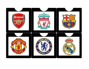 Car Insurance Card Holder Sticker Football Teams Display Pocket