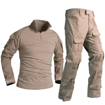 Men Tactical G3 Combat Uniform Set MultiCam Khaki Training