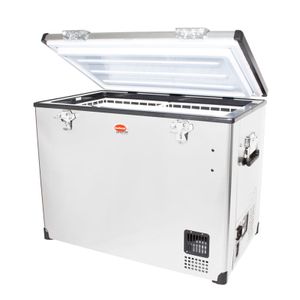 Megamaster 40L AC/DC Stainless Steel Portable Camping Fridge/Freezer