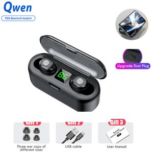 Qwen Wireless Earbuds In-ear Bluetooth Earphones Digital LED Display