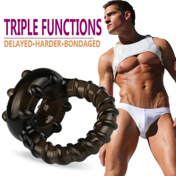Elastic Cock Ring Testicle Restraint Prolonged Intercourse