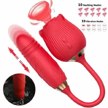 G-Spot Vibrator Clitoral Sucking and Thrusting Adult Dildo