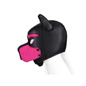 SM Leather Cosplay Puppy Headgear Role Play Adult Sex Toy