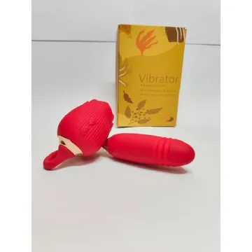 Rose Toy Anal Vibrator Dildo Butt Plug Remote G-Spot Prostate